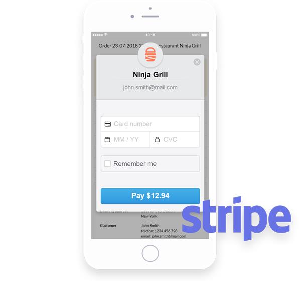 Mobile Food Ordering App Online Payments