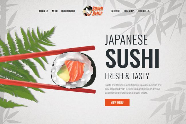 Japanese Sushi Restaurant Websites